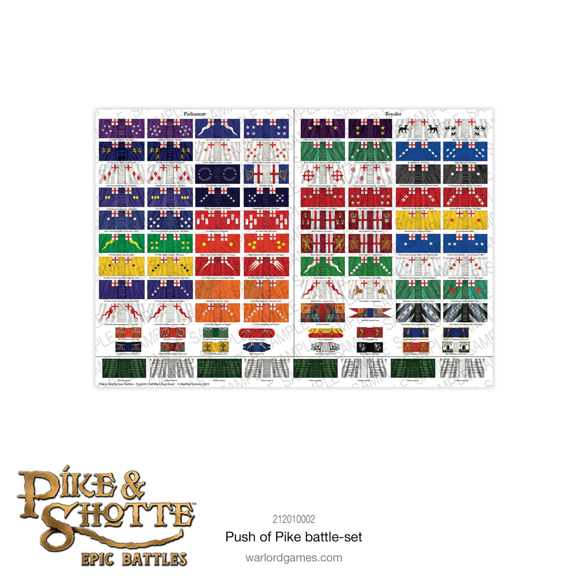 Pike & Shotte Epic Battles - Push of Pike starter-set