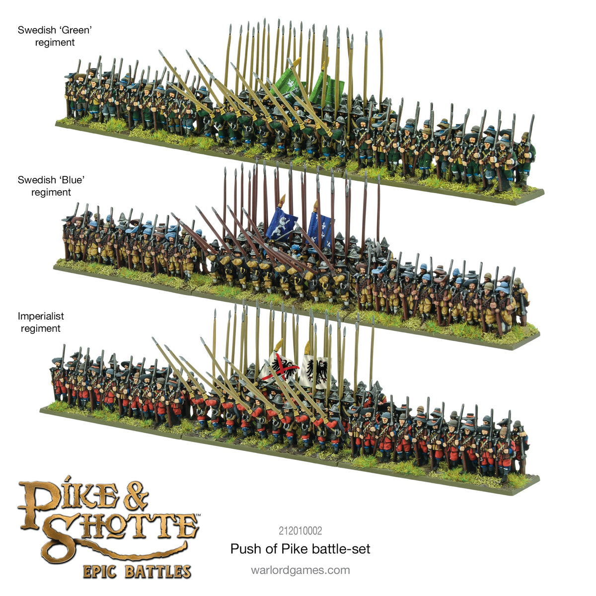 Pike & Shotte Epic Battles - Push of Pike starter-set