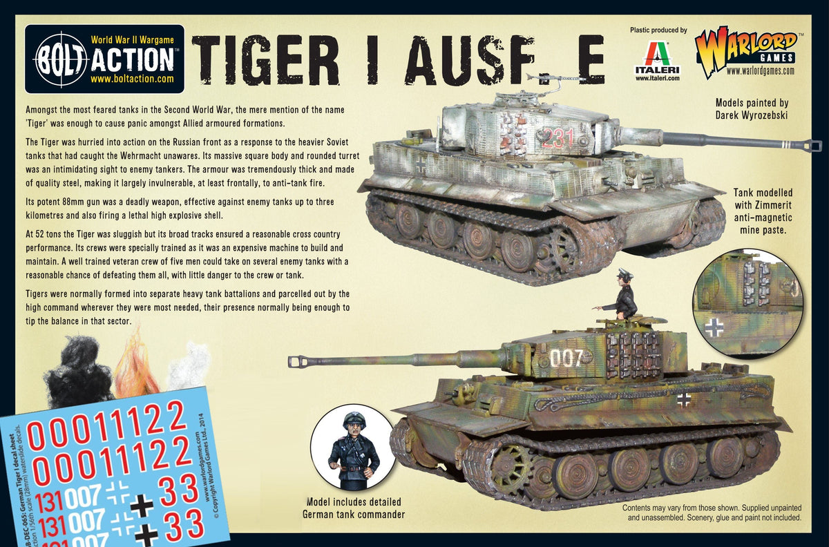 Tiger I Ausf. E heavy tank (plastic)