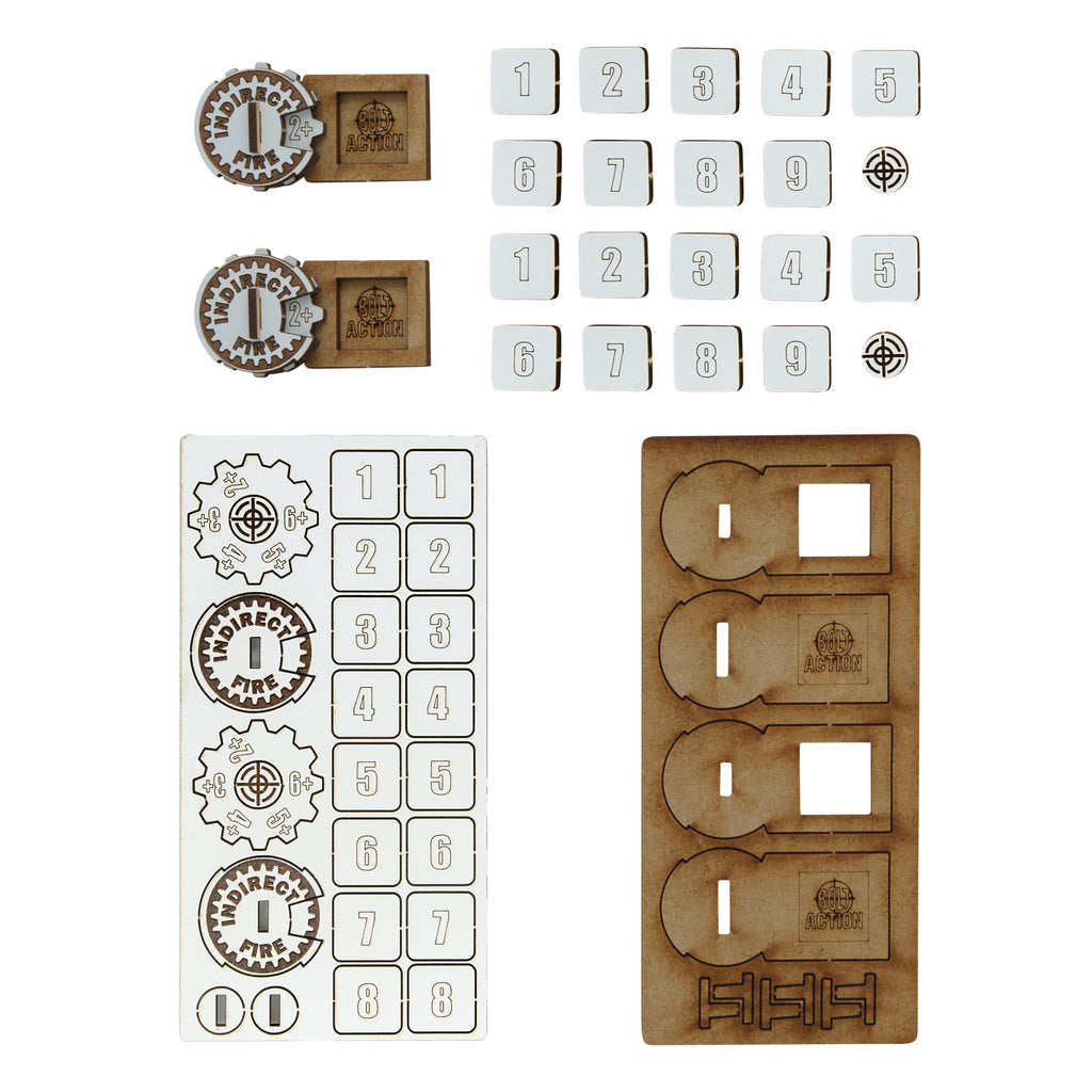 BA3 Indirect Fire Markers (Set of x2 Markers) – Bolt Action, Warlord Games kit – photo 2