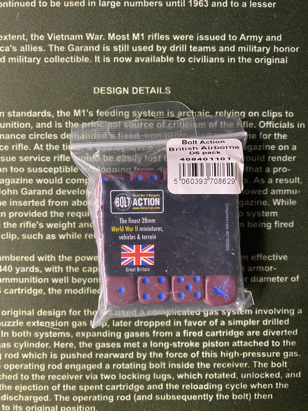 Bolt Action British Airborne D6 pack