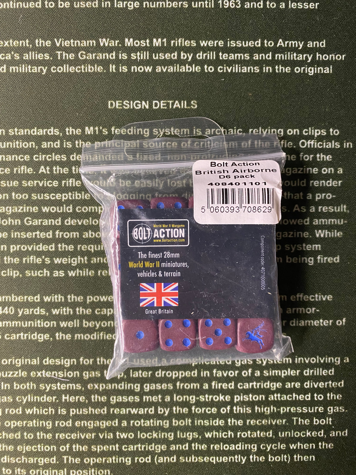 Bolt Action British Airborne D6 pack