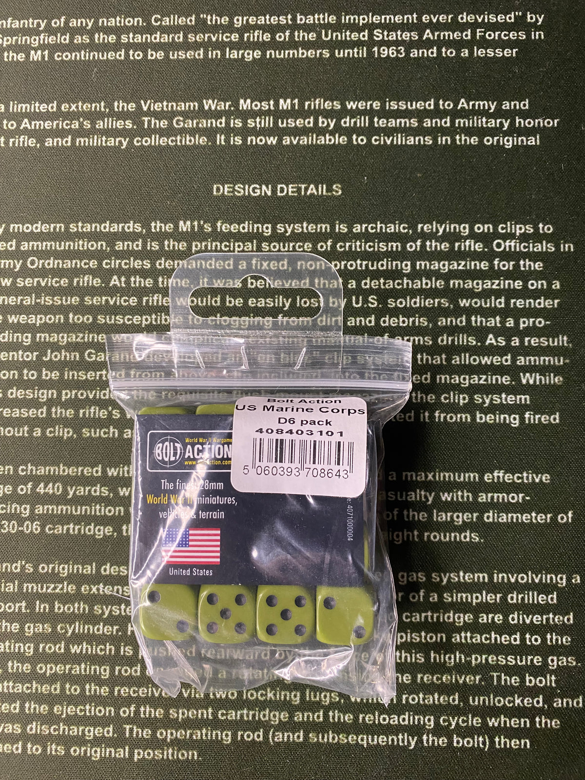 Bolt Action US Marine Corps D6 pack