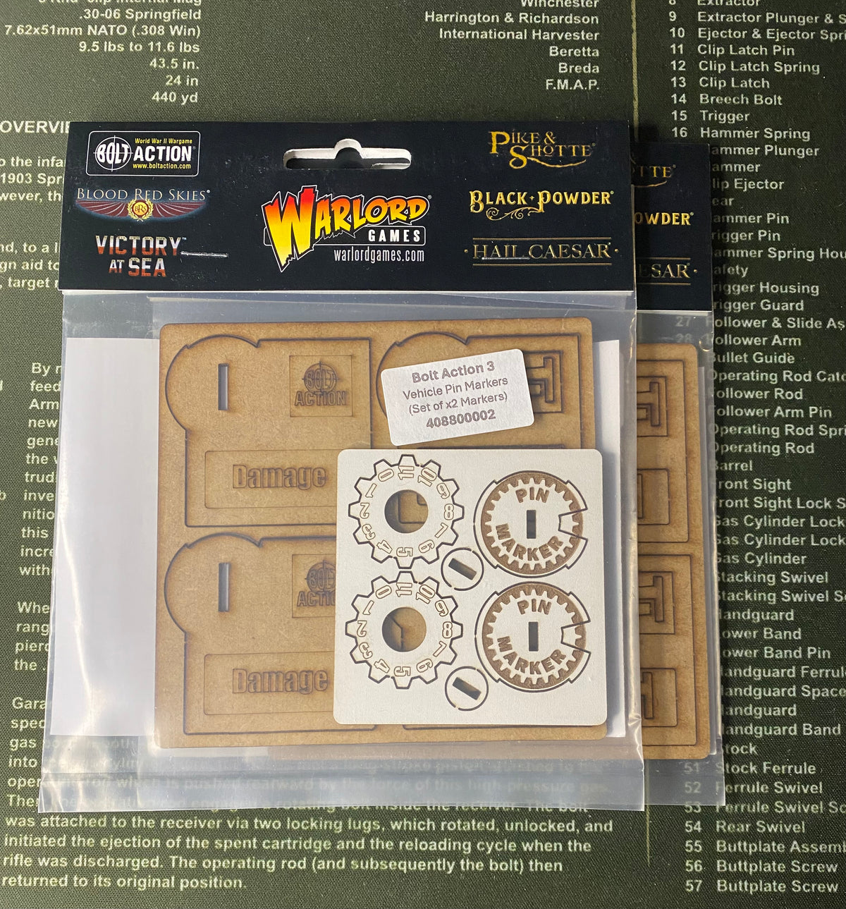 BA3 Vehicle Pin Markers (Set of x2 Markers)